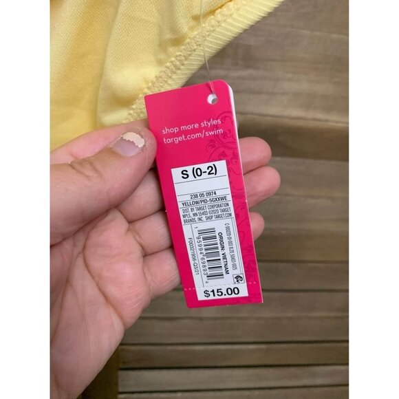 NWT Xhileration Yellow Cheeky Bikini Swim Bottoms Size Small (0/2) - Picture 4 of 5